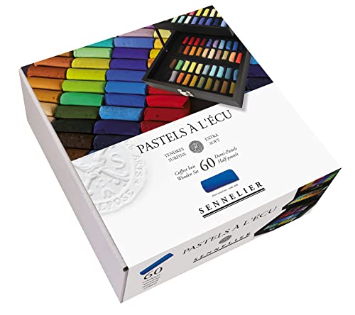 Sennelier Extra weiche Pastell-Stäbchen-Set, 60 Farben, mehrfarbig