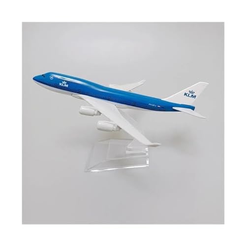 EUXCLXCL Für United States Air Force One B747 Boeing 747 Airline-Modell, Legiertes Metall, 16 cm (Size : KLM B747)