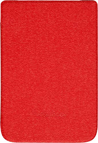 PocketBook Shell series - Flip-Hülle für eBook-Reader - Kunststoff, Polyurethan, Microfiber - Rot - 15,20cm (6) - für PocketBook Basic Lux 2, Touch Lux 4