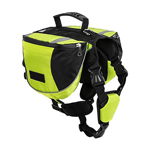 MiOYOOW Hunde-Pack, 600D Oxford-Tuch, reflektierend, verstellbar, für Outdoor-Sport, Reisen, Camping, Laufen, Wandern