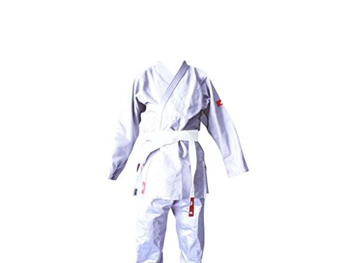 YOSIHIRO Herren Trainings-Sets, White, 130 cm