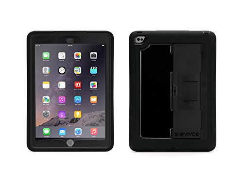 Griffin Survivor Slim Schutzhülle Case für Apple iPad Air 2 - Schwarz