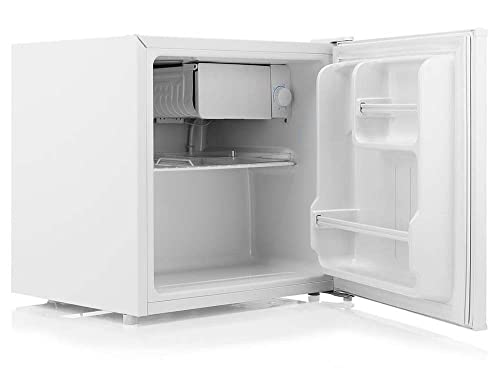 Tristar Mini-Kühlschrank - 48,7 cm Höhe, 109 kWh/Jahr, 50 Liter Kühlteil, 5 Liter Gefrierteil, Wechselbarer Türanschlag, KB-7351, Weiss