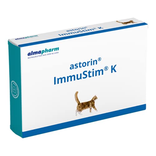 almapharm ImmuStim K | 72 Tabletten | Ergänzungsfuttermittel für Katzen | Vitalstoffe für das Immunsystem | Zur Unterstützung des Immunsystems | Enthält beta-Glucane
