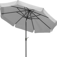 Schneider-Schirme Orlando, Silbergrau, ca. 270 cm, 8-teilig, rund Sonnenschirm