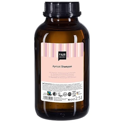FAIR SQUARED Shampoo Aprikose 2,5 Liter - pflegende Haarreinigung 2500 ml