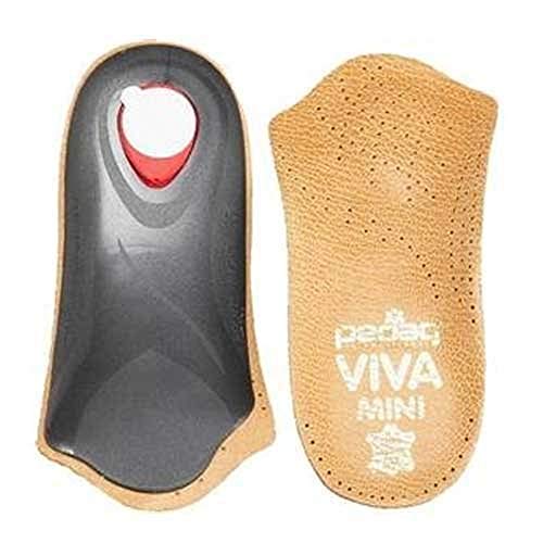 Pedag Viva Mini Orthotic with Semi-Rigid Arch Support, Metatarsal & Heel Pad, Leather, Tan, US W9/EU39