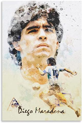 Plakate und Drucke Diego Maradona Poster, dekorative Wanddekoration, Drucke, Bilder auf Leinwand 40x60cm Ungerahmt