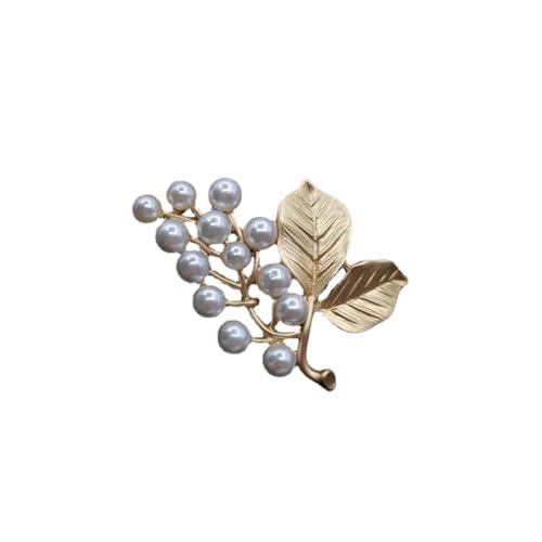 Brosche Vintage Perle Traube Corsage Kleidung Zubehör Schmuck Geschenk für Hut Kleidung Rucksack Mode Brust Blume Pin Zubehör