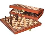Philos 2712 - Schach, Schachspiel, Reiseschach, Feld 30 mm, Königshöhe 65 mm, magnetisch