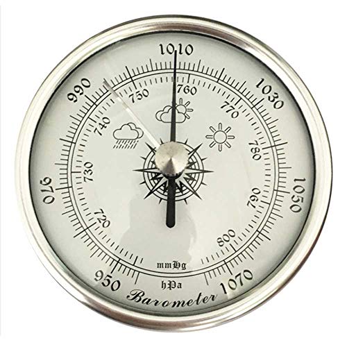 OGYCLVJV Zifferblatt-Barometer, traditionelles Barometer, Haushaltsbarometer, Wetterstation, Aneroidbarometer