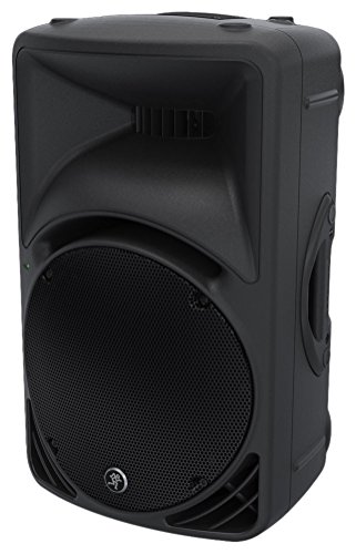 Mackie SRM450 – Lautsprecher (schwarz, Deckenmontage möglich, Tischplatte/Bücherregal, Bühne, Eingebaut, verkabelt, XLR/6.3 mm/RCA)