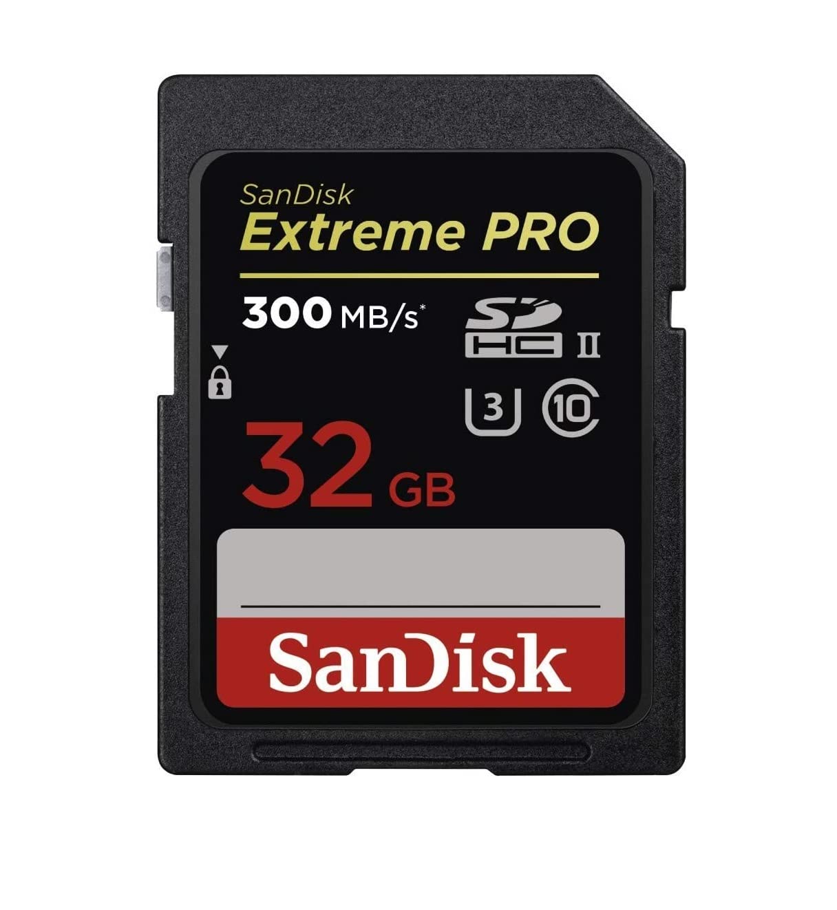 SanDisk Extreme PRO 32 GB SDHC-Speicherkarte bis zu 300 MB/Sek, UHS-II, Class 10, U3