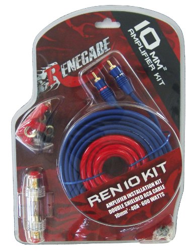 REN10KIT Amplifier-Installation-Kit (Schwarz, Blau, Rot) (Versandkostenfrei)