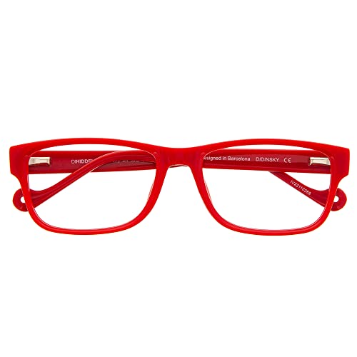 DIDINSKY Blaulichtfilter Brille für Damen und Herren. Blaufilter Brille mit stärke oder ohne sehstärke für Gaming oder Pc. Acetate Tempel und Blendschutzgläser. Cherry +2.0 – DIHIDDEN
