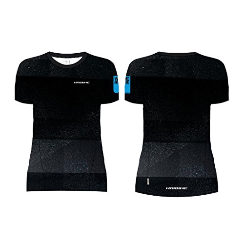 HAIBIKE Damen Multifunktions T-Shirt, schwarz/Blau, M
