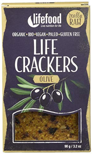 lifefood Life Crackers Olive, 2er Pack (2 x 90 g)
