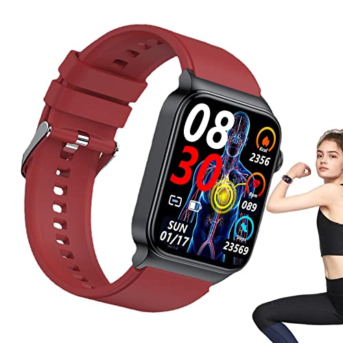 Bexdug Fitnesstracker Smartwatch - Intelligent Watch wasserdichte Fitness-Tracker,EKG-Blutsauerstoff-Tracking Multifunktionale Smartwatch Blutzucker-Smartwatch für Weihnachtsgeburtstage