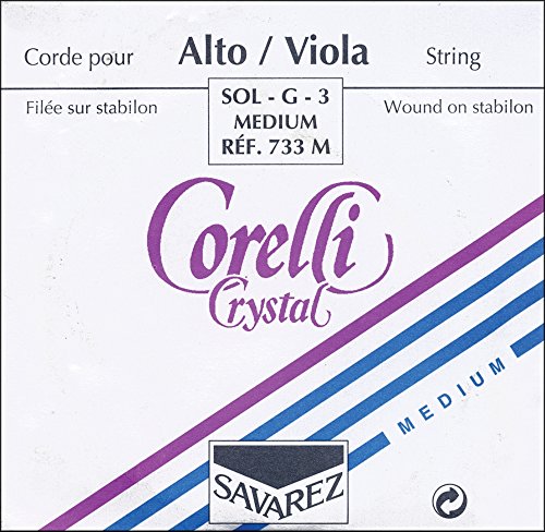 Corelli Viola Saiten Crystal G Nylon/Silber umsponnen Medium 733M