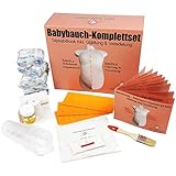 XXL-Komplettset | Babybauch Gipsabdruck-Set inkl. Glättung & Veredelung | 1A Ergebnis mit Detailanleitung + Profimaterial