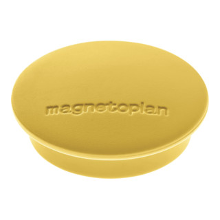 Magnetoplan Magnet Discofix Junior, 10 Stück, gelb