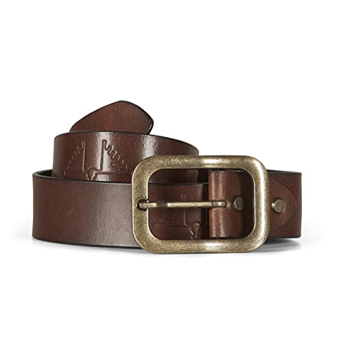 SwedTeam Bull Leather Belt Brown