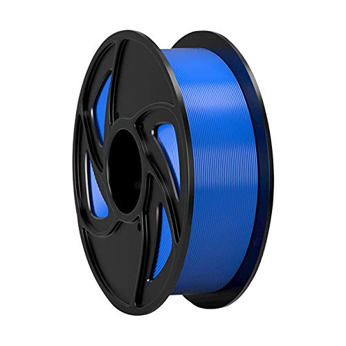 PLA + Filament 1,75 Mm PLA Hochfestes 3D-Druckfilament 1 Kg Spule PLA-Druckmaterial Für 3D-Drucker Schwarze Und Blaue PLA(Color:Blau)