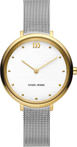Danish Design Damen Analog Quarz Uhr mit Edelstahl Armband IV65Q1218