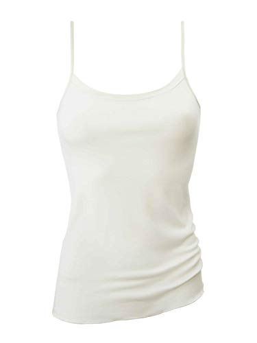 Calida True Confidence Damen Spaghetti-Top Unterhemd, Weiß (Cream White 892), 40 (Herstellergröße: L)
