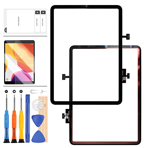 LADYSON Ersatzdisplay für iPad Air 4, für iPad Air 4. Generation 2020, 27,7 cm (10,9 Zoll), A2316, A2324, A2072, A2325, Touchscreen-Digitizer, Montage-Ersatzglaslinse, Teile, mit gehärtetem Glas, inklusive Werkzeugset