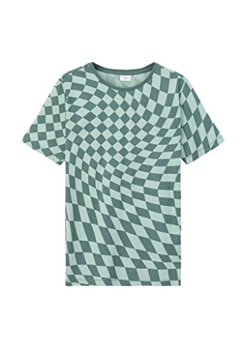 s.Oliver Junior Boy's 2130536 T-Shirt, Kurzarm, grün 60A4, 140