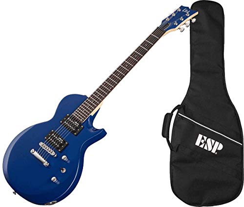 E-Gitarre LTD EC-10 blau mit Deckel