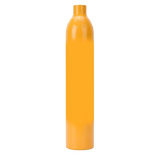 Mini Taucherflasche 0,5L Sauerstofftauchflasche Tauchen Tauchflaschen Tauchausrüstung Atemschutzgerät Tauchzubehör Pressluftflasche Unterwasser-Atemgerät Zum Unterwassertauchen Atemtraining(Orange)