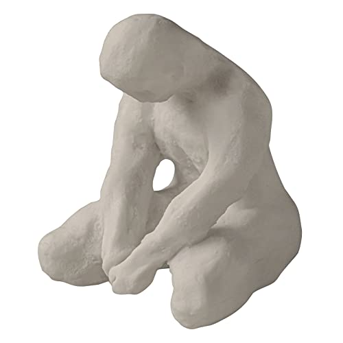 Art piece meditierender Mann 15cm Sand