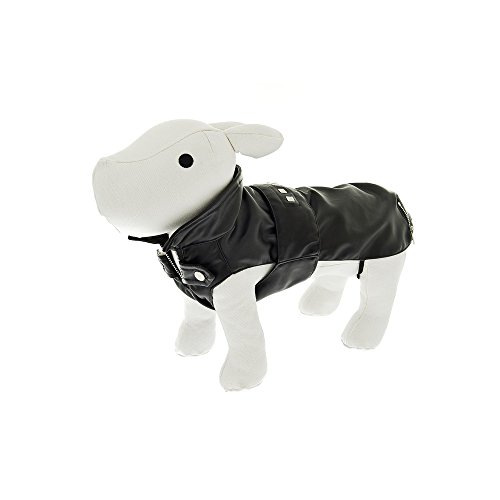 Fussdog Mantel Ryder schwarz Verdeck und Kleidung Hund