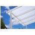 GUTTA Terrassendach »Premium«, BxT: 611x406 cm, Dach Polycarbonat gestreift weiß