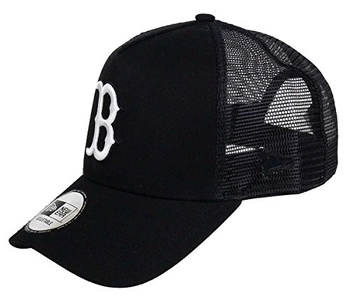 New Era - Boston Red Sox - A-Frame Trucker Cap - Black White Edition - Black - One-Size