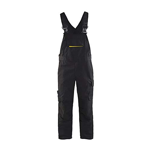 Blaklader 269513309933D116 Lätzchen-Overall mit Stretch, Schwarz/Gelb, Größe D116