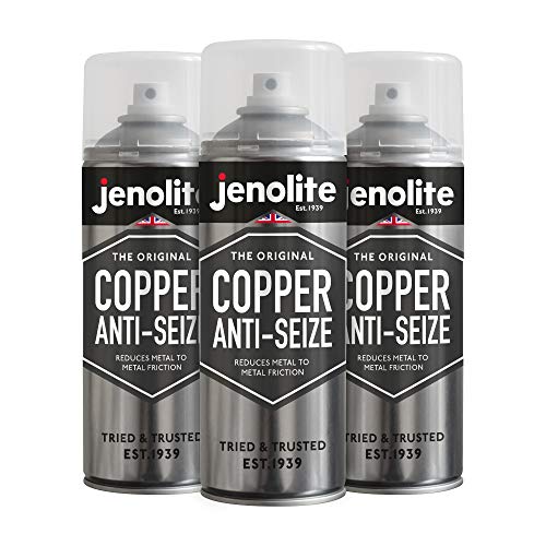 JENOLITE 3 x Kupfer Anti-Seize – 3 x 400 ml (hochtemperaturbeständig, schützt vor Korrosion & Anfällen, verhindert Bremsenquietschen)
