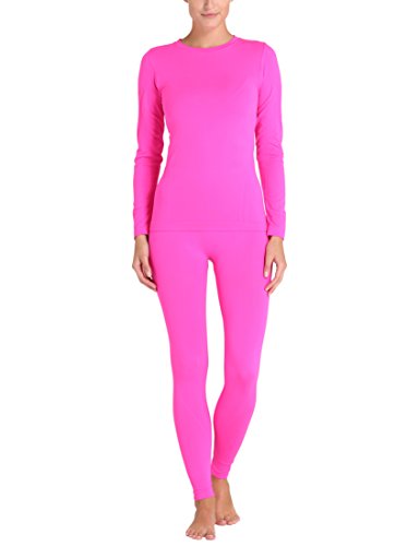 Ultrasport Damen Comfy Funktions-unterwäsche-Set, Pink, XL