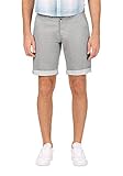 Timezone Herren Slim Jannotz Shorts, Grau (Grey Micro Point 8651), W36(Herstellergröße:36)