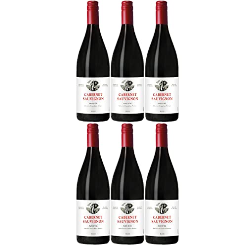 Rocher Cabernet Sauvignon Rotwein Wein trocken Frankreich I FeinWert Paket (6 x 1,0l)
