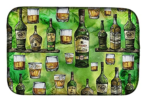 Caroline's Treasures BB5757DDM Abtropfmatte für Irish Whiskey, 35,6 x 53,3 cm, mehrfarbig