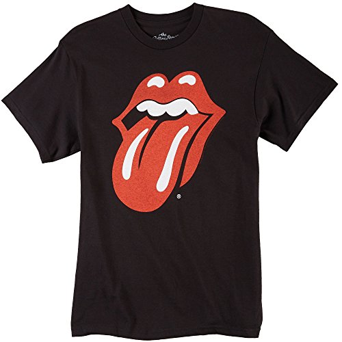 Bravado Herren T-Shirt Rolling Stones-Classic Zunge - Schwarz - XX-Large