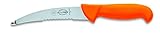 F. DICK Aufbrechmesser, ErgoGrip (Messer mit Klinge 15 cm, X55CrMo14 Stahl, nichtrostend, 56° HRC) 8214015-53, Orange, 28 x 4.2 x 2.33 cm