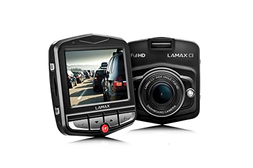 LAMAX C3 interpolierten Full HD, parkmodus, bewegungserkennung, mehrsprachiges Menü, einfache Installation und Handhabung, G-Sensor, Endlos Aufnahme