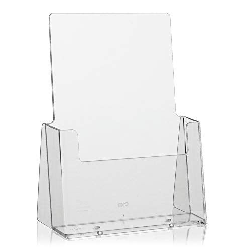 taymar Tisch-Prospekthalter DIN A5, glasklar, 5er-Pack