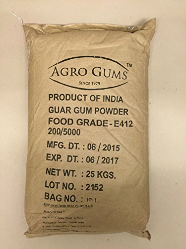 Buxtrade 25 kg Guar Gum Guarkernmehl E412 5000 CPS glutenfrei, vegan, pflanzlich