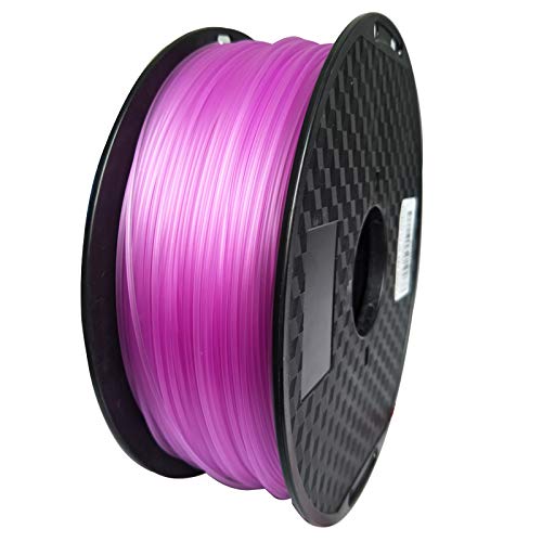 Filament ABS 1,75 Mm ABS Transparent Lila 3D-Drucker Filament 1 Kg Transparent Lila Filament Präzisionsspule Für 3D-Druckstift