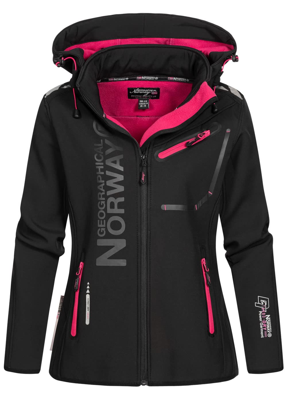 Geographical Norway Damen Jacke Reine Lady Black L